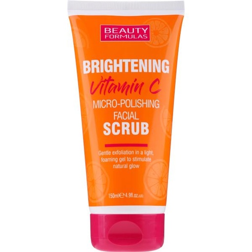 beauty formulas brightening vitamin c micro polishing facial scrub