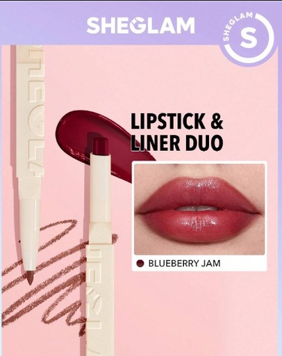 Colored Lipstick and Lipstick Duo - Raspberry Jam